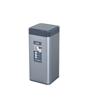 Мусорное ведро сенсорное EKO, 10 литров, сталь, белое (EK9208 RP-10L-MW) перезаряжаемое