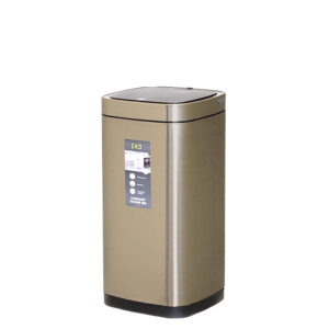 Мусорное ведро сенсорное EKO, 40 литр, золотая шампань (EK9252RP-40L-CG) перезаряжаемое