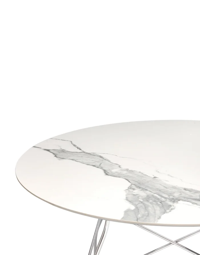 Glossy marble round