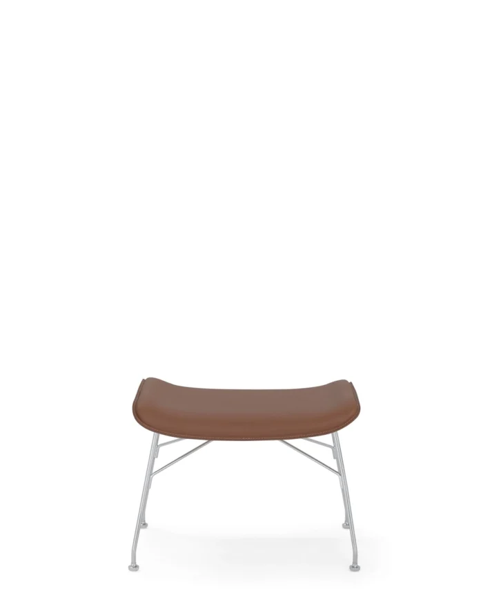 S/WOOD SLATTED ASH/LEATHER SEAT