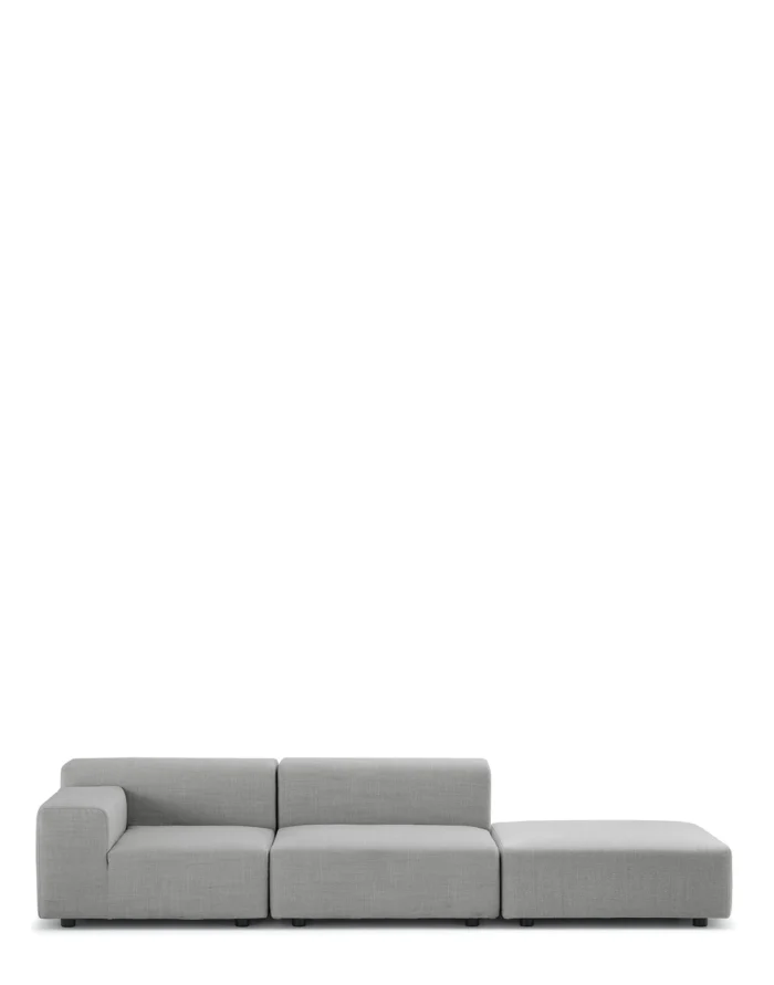 PLASTICS OUTDOOR TWO-SEATER + POUF