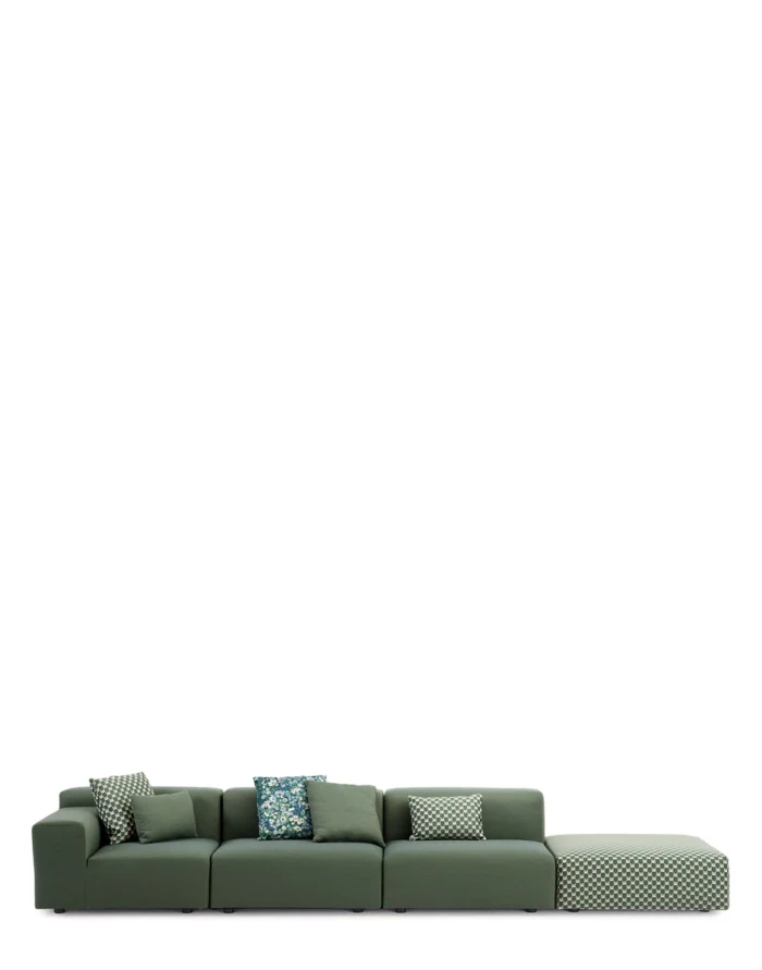 PLASTICS OUTDOOR LIBERTY 3 SEATER + 1 POUF OBI CHECK